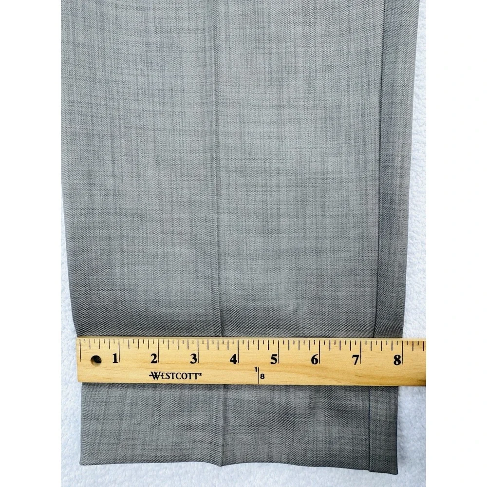 Michael Kors Mens Dress Pants Gray Monroe Slacks Flat Front 36x30 NWT